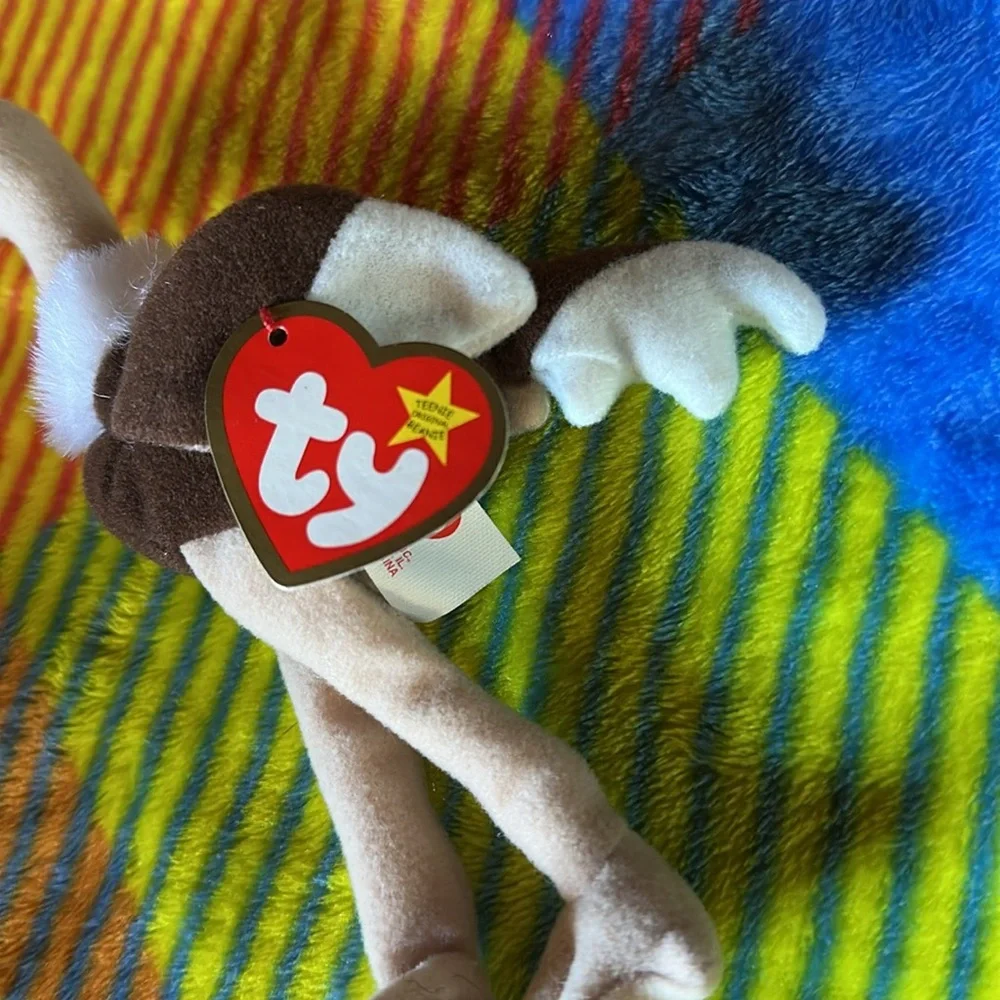Ty Stretchy the Ostrich Teenie Beanie Baby